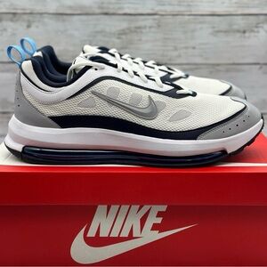 Nike Air Max AP Athletic Sneakers White Blue Gray CU4826-104 Mens New